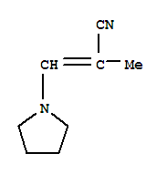 2-Propenenitrile,2-methyl-3-(1-pyrrolidinyl)-(9ci)Structure,339363-88-1Structure 2-Propenenitrile,2-methyl-3-(1-pyrrolidinyl)-(9ci) Structure,339363-88-1Structure