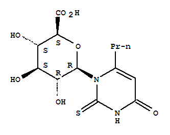 Propylthiouracil N-beta-D-GlucuronideStructure,33987-24-5Structure Propylthiouracil N-beta-D-Glucuronide Structure,33987-24-5Structure