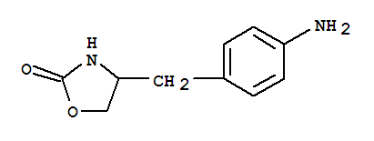 (S)-4-(4-氨基芐基)噁唑啉-2-酮結構式_340041-89-6結構式