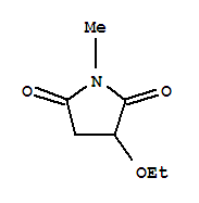 2,5-Pyrrolidinedione,3-ethoxy-1-methyl-(9ci)Structure,341008-87-5Structure 2,5-Pyrrolidinedione,3-ethoxy-1-methyl-(9ci) Structure,341008-87-5Structure