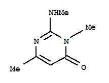 4(3H)-pyrimidinone,3,6-dimethyl-2-(methylamino)-(9ci)Structure,341009-14-1Structure 4(3H)-pyrimidinone,3,6-dimethyl-2-(methylamino)-(9ci) Structure,341009-14-1Structure