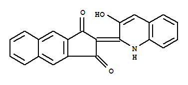 2-(3-Hydroxyquinolin-2-yl)-cyclopentabnaphthalene-1,3-dioneStructure,34185-34-7Structure 2-(3-Hydroxyquinolin-2-yl)-cyclopentabnaphthalene-1,3-dione Structure,34185-34-7Structure