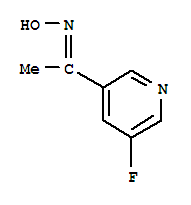 Ethanone,1-(5-fluoro-3-pyridinyl)-,oxime (9ci)Structure,342602-56-6Structure Ethanone,1-(5-fluoro-3-pyridinyl)-,oxime (9ci) Structure,342602-56-6Structure