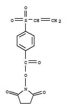 4-乙烯基磺?；郊姿?NHS結(jié)構(gòu)式_343934-41-8結(jié)構(gòu)式