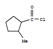 Cyclopentanecarbonyl chloride,2-methyl-(9ci)Structure,344243-49-8Structure Cyclopentanecarbonyl chloride,2-methyl-(9ci) Structure,344243-49-8Structure