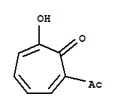 2,4,6-Cycloheptatrien-1-one,2-acetyl-7-hydroxy-(9ci)Structure,344296-45-3Structure 2,4,6-Cycloheptatrien-1-one,2-acetyl-7-hydroxy-(9ci) Structure,344296-45-3Structure