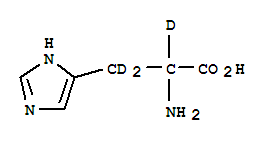 DL-組氨酸-D3結(jié)構(gòu)式_344299-50-9結(jié)構(gòu)式