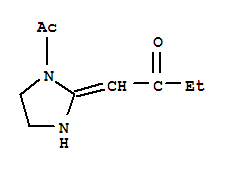 Imidazolidine,1-acetyl-2-(2-oxobutylidene)-(9ci)Structure,344304-10-5Structure Imidazolidine,1-acetyl-2-(2-oxobutylidene)-(9ci) Structure,344304-10-5Structure