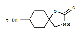 (9Ci)-8-(1,1-二甲基乙基)-1-噁-3-氮雜螺[4.5]癸烷-2-酮結構式_344312-96-5結構式
