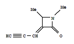 2-Azetidinone,1,4-dimethyl-3-(2-propynylidene)-(9ci)Structure,344354-72-9Structure 2-Azetidinone,1,4-dimethyl-3-(2-propynylidene)-(9ci) Structure,344354-72-9Structure