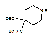 4-Piperidinecarboxylic acid,4-formyl-(9ci)Structure,344354-78-5Structure 4-Piperidinecarboxylic acid,4-formyl-(9ci) Structure,344354-78-5Structure