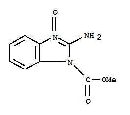 (9ci)-2-氨基-1H-苯并咪唑-1-羧酸甲酯,3-氧化物結(jié)構(gòu)式_344886-39-1結(jié)構(gòu)式
