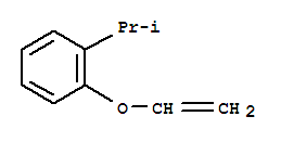 Benzene,1-(ethenyloxy)-2-(1-methylethyl)-(9ci)Structure,34573-87-0Structure Benzene,1-(ethenyloxy)-2-(1-methylethyl)-(9ci) Structure,34573-87-0Structure