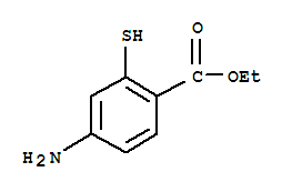 Benzoic acid,4-amino-2-mercapto-,ethyl ester (9ci)Structure,345910-57-8Structure Benzoic acid,4-amino-2-mercapto-,ethyl ester (9ci) Structure,345910-57-8Structure