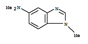 (9ci)-n,n,1-三甲基-1H-苯并咪唑-5-胺結(jié)構(gòu)式_34594-71-3結(jié)構(gòu)式