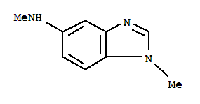 (9ci)-n,1-二甲基-1H-苯并咪唑-5-胺結(jié)構(gòu)式_34594-86-0結(jié)構(gòu)式