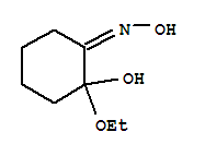 Cyclohexanone,2-ethoxy-2-hydroxy-,oxime (9ci)Structure,345975-77-1Structure Cyclohexanone,2-ethoxy-2-hydroxy-,oxime (9ci) Structure,345975-77-1Structure
