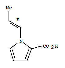 (e)-(9ci)-1-(1-丙烯基)-1H-吡咯-2-羧酸結構式_34600-54-9結構式
