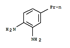 4-丙基-1,2-苯二胺結(jié)構(gòu)式_346001-28-3結(jié)構(gòu)式