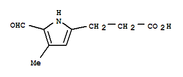 1H-pyrrole-2-propanoicacid,5-formyl-4-methyl-(9ci)Structure,346600-22-4Structure 1H-pyrrole-2-propanoicacid,5-formyl-4-methyl-(9ci) Structure,346600-22-4Structure