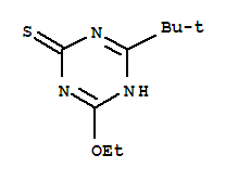 1,3,5-Triazine-2(1h)-thione,4-(1,1-dimethylethyl)-6-ethoxy-(9ci)Structure,34747-80-3Structure 1,3,5-Triazine-2(1h)-thione,4-(1,1-dimethylethyl)-6-ethoxy-(9ci) Structure,34747-80-3Structure
