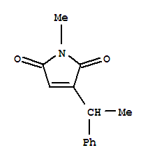 1H-pyrrole-2,5-dione,1-methyl-3-(1-phenylethyl)-(9ci)Structure,348085-50-7Structure 1H-pyrrole-2,5-dione,1-methyl-3-(1-phenylethyl)-(9ci) Structure,348085-50-7Structure