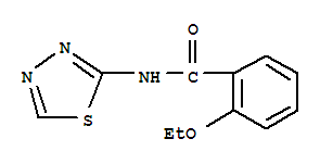 Benzamide,2-ethoxy-n-1,3,4-thiadiazol-2-yl-(9ci)Structure,349443-13-6Structure Benzamide,2-ethoxy-n-1,3,4-thiadiazol-2-yl-(9ci) Structure,349443-13-6Structure