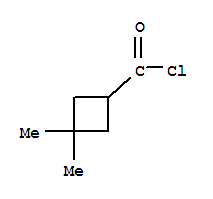 3,3-二甲基環(huán)丁烷羰酰氯結(jié)構(gòu)式_34970-21-3結(jié)構(gòu)式