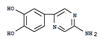 1,2-Benzenediol, 4-(5-aminopyrazinyl)-(9ci)Structure,350819-14-6Structure 1,2-Benzenediol, 4-(5-aminopyrazinyl)-(9ci) Structure,350819-14-6Structure