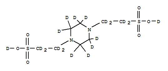 Piperazine-n,n’-bis(2-ethanesulfonic acid)-d18Structure,352534-95-3Structure Piperazine-n,n’-bis(2-ethanesulfonic acid)-d18 Structure,352534-95-3Structure