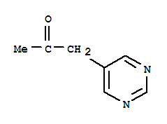1-(5-嘧啶)-2-丙酮結構式_352546-48-6結構式