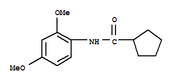 Cyclopentanecarboxamide,n-(2,4-dimethoxyphenyl)-(9ci)Structure,353471-34-8Structure Cyclopentanecarboxamide,n-(2,4-dimethoxyphenyl)-(9ci) Structure,353471-34-8Structure