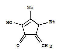 2-Cyclopenten-1-one,4-ethyl-2-hydroxy-3-methyl-5-methylene-(9ci)Structure,353475-95-3Structure 2-Cyclopenten-1-one,4-ethyl-2-hydroxy-3-methyl-5-methylene-(9ci) Structure,353475-95-3Structure