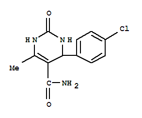 5-Pyrimidinecarboxamide,4-(4-chlorophenyl)-1,2,3,4-tetrahydro-6-methyl-2-oxo-(9ci)Structure,353482-89-0Structure 5-Pyrimidinecarboxamide,4-(4-chlorophenyl)-1,2,3,4-tetrahydro-6-methyl-2-oxo-(9ci) Structure,353482-89-0Structure