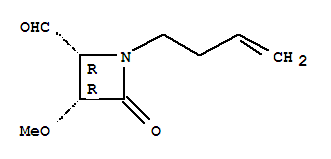 2-Azetidinecarboxaldehyde,1-(3-butenyl)-3-methoxy-4-oxo-,(2r,3r)-(9ci)Structure,353494-37-8Structure 2-Azetidinecarboxaldehyde,1-(3-butenyl)-3-methoxy-4-oxo-,(2r,3r)-(9ci) Structure,353494-37-8Structure