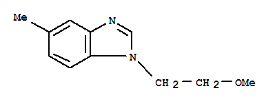 (9ci)-1-(2-甲氧基乙基)-5-甲基-1H-苯并咪唑結(jié)構(gòu)式_354148-91-7結(jié)構(gòu)式