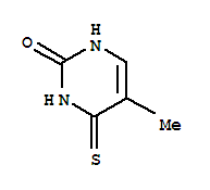 (9ci)-3,4-二氫-5-甲基-4-硫氧代-2(1H)-嘧啶酮結(jié)構(gòu)式_35455-79-9結(jié)構(gòu)式