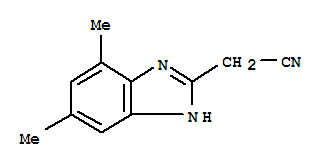 (9ci)-4,6-二甲基-1H-苯并咪唑-2-乙腈結(jié)構(gòu)式_355829-91-3結(jié)構(gòu)式