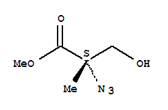 Propanoic acid,2-azido-3-hydroxy-2-methyl-,methyl ester,(2s)-(9ci)Structure,356048-03-8Structure Propanoic acid,2-azido-3-hydroxy-2-methyl-,methyl ester,(2s)-(9ci) Structure,356048-03-8Structure