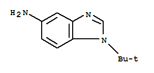 (9ci)-1-(1,1-二甲基乙基)-1H-苯并咪唑-5-胺結構式_35681-34-6結構式