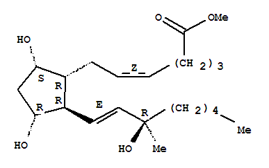 Methyl (5e,13e)-9,11,15-trihydroxy-15-methylprosta-5,13-dien-1-oateStructure,35700-22-2Structure Methyl (5e,13e)-9,11,15-trihydroxy-15-methylprosta-5,13-dien-1-oate Structure,35700-22-2Structure