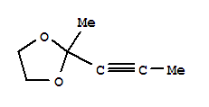 1,3-Dioxolane, 2-methyl-2-(1-propynyl)-(9ci)Structure,35792-09-7Structure 1,3-Dioxolane, 2-methyl-2-(1-propynyl)-(9ci) Structure,35792-09-7Structure