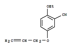 Benzonitrile,2-ethoxy-5-(2-propenyloxy)-(9ci)Structure,358388-38-2Structure Benzonitrile,2-ethoxy-5-(2-propenyloxy)-(9ci) Structure,358388-38-2Structure