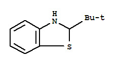 Benzothiazole,2-(1,1-dimethylethyl)-2,3-dihydro-(9ci)Structure,35844-59-8Structure Benzothiazole,2-(1,1-dimethylethyl)-2,3-dihydro-(9ci) Structure,35844-59-8Structure