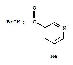 Ethanone,2-bromo-1-(5-methyl-3-pyridinyl)-(9ci)Structure,358780-25-3Structure Ethanone,2-bromo-1-(5-methyl-3-pyridinyl)-(9ci) Structure,358780-25-3Structure