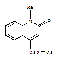 (9ci)-4-(羥基甲基)-1-甲基-2(1H)-喹啉酮結(jié)構(gòu)式_35982-84-4結(jié)構(gòu)式