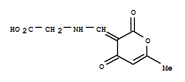 (9ci)-n-[(6-甲基-2,4-二氧代-2H-吡喃-3(4h)-基)甲基]-甘氨酸結(jié)構(gòu)式_360069-19-8結(jié)構(gòu)式