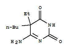 2,4(3H,5h)-pyrimidinedione,6-amino-5-butyl-5-ethyl-(9ci)Structure,360762-14-7Structure 2,4(3H,5h)-pyrimidinedione,6-amino-5-butyl-5-ethyl-(9ci) Structure,360762-14-7Structure