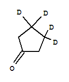環(huán)戊酮-D4結(jié)構(gòu)式_36219-23-5結(jié)構(gòu)式