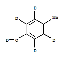 對甲酚-D5結構式_3646-98-8結構式